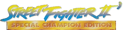 Street Fighter II Plus: Champion Edition logo for Sega Mega Drive